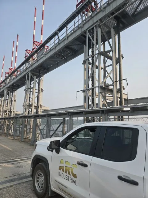 ARC Industrial on site at the generating station